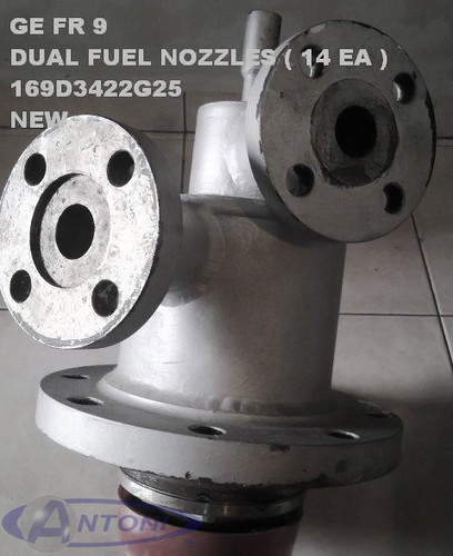 GE FR 9 DUAL FUEL NOZZLES 169D3422G25 New