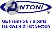 GE Frame 5 6 7 9 Turbine spare parts