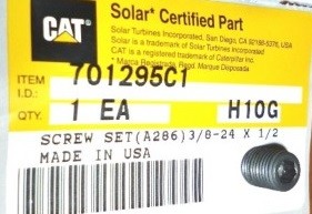 Screw Set (A286) 3/8-24 x 1/2