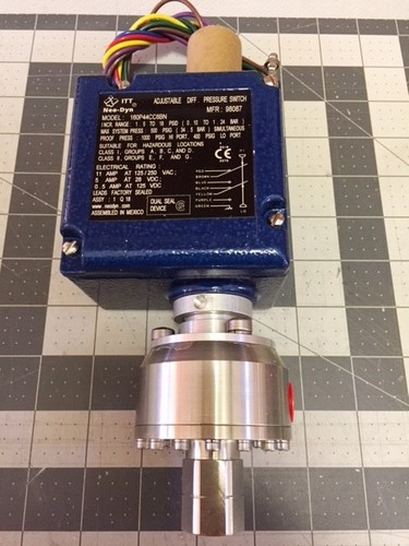 SWITCH DP 500 PSI 125 V DPDT